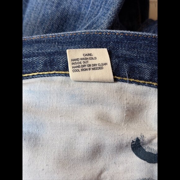 Polo Ralph Lauren Jeans 38 x 36 Mens Blue Classic Fit Acid Denim - Picture 10 of 13